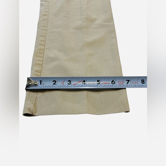 Worthington Slim Leg Cropped Pants, Womens, Color Khaki, Size 12 - Picture 8 of 12